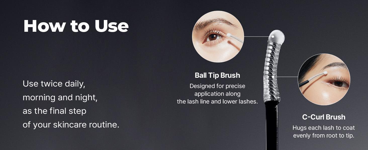 [EPAIS Official Shop] Essential Eyelash Growth Serum, Jumbo Size 0.5fl.oz - Safe & Gentle Lashes Care, Fuller, Thicker in 2 Weeks, Non-Prostaglandin