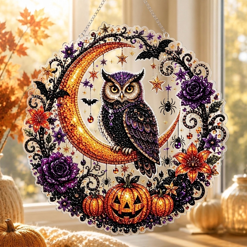 ✨🎃HalloweenPearl Art Hanging Ornament Kit👻