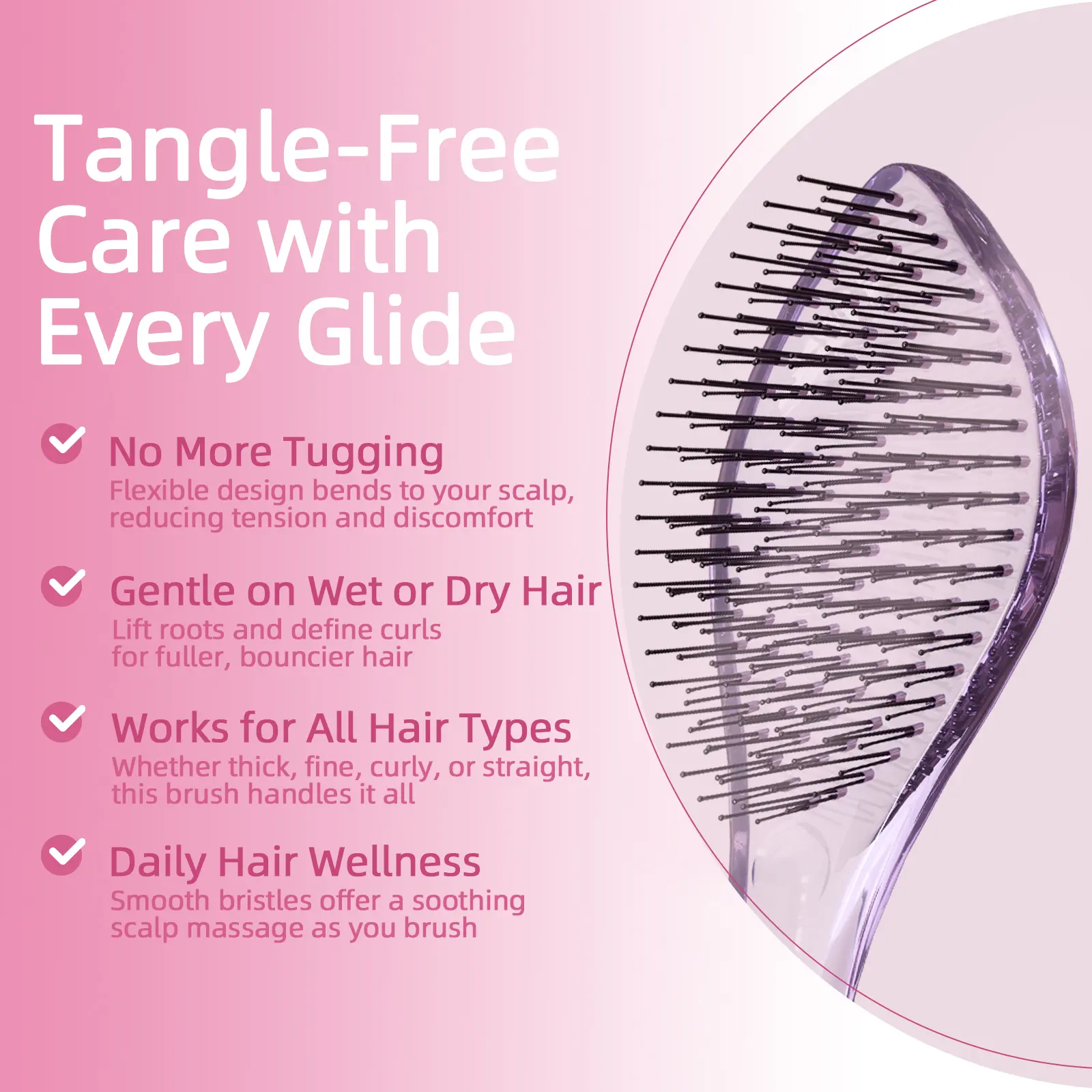Detangling Brush for Effortless Hair Care