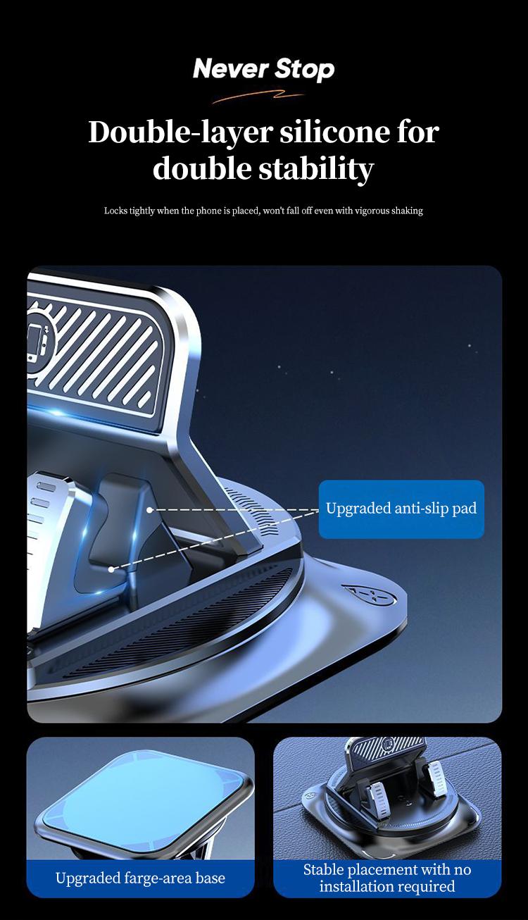 【DealsForYouDays】Car phone holder 360 degree rotation, suitablefor car navigation in-car dashboard, horizontaland vertica screen adjustment angle,suctioncup fixed non-slip mobile phone holdersuitable for iPhone and Android 【DealsForYouDays】Car phone holder 360 degree rotation, suitablefor car navigation in-car dashboard, horizontaland vertica screen adjustment angle,suctioncup fixed non-slip mobile phone holdersuitable for iPhone and Android
