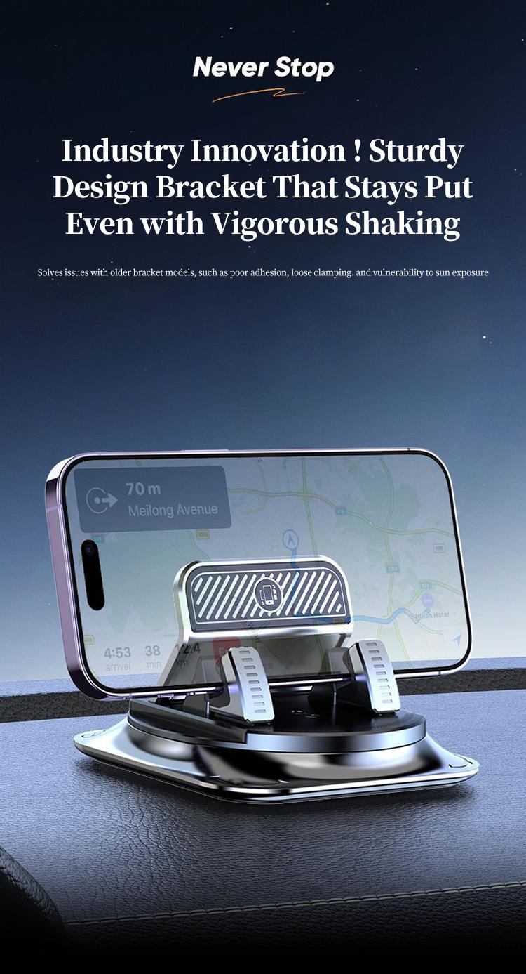 【DealsForYouDays】Car phone holder 360 degree rotation, suitablefor car navigation in-car dashboard, horizontaland vertica screen adjustment angle,suctioncup fixed non-slip mobile phone holdersuitable for iPhone and Android 【DealsForYouDays】Car phone holder 360 degree rotation, suitablefor car navigation in-car dashboard, horizontaland vertica screen adjustment angle,suctioncup fixed non-slip mobile phone holdersuitable for iPhone and Android