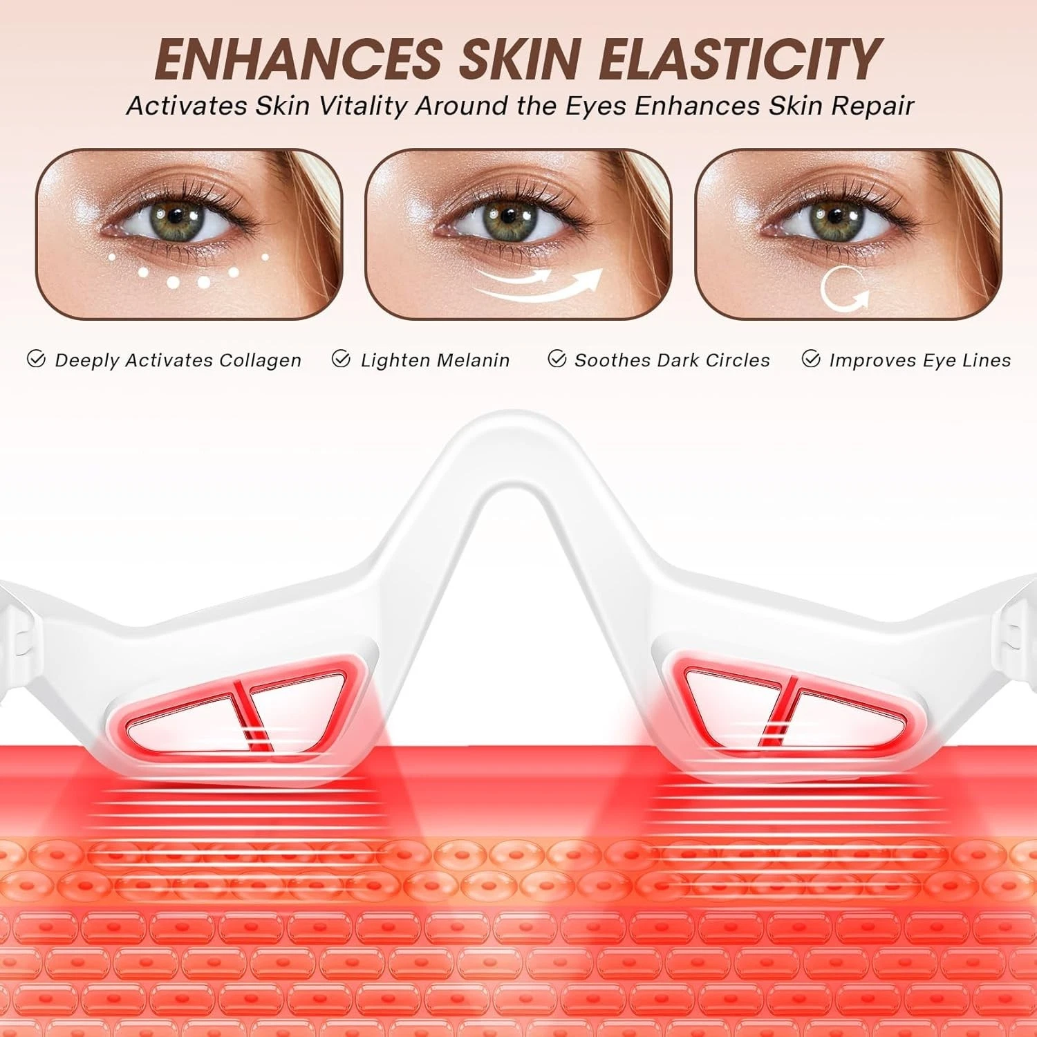 Red Light Glasses Therapy Advanced Under-Eye Renewal