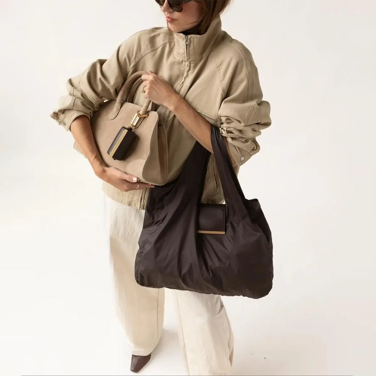 Foldable Keychain Tote Bag for Shopping & Travel
