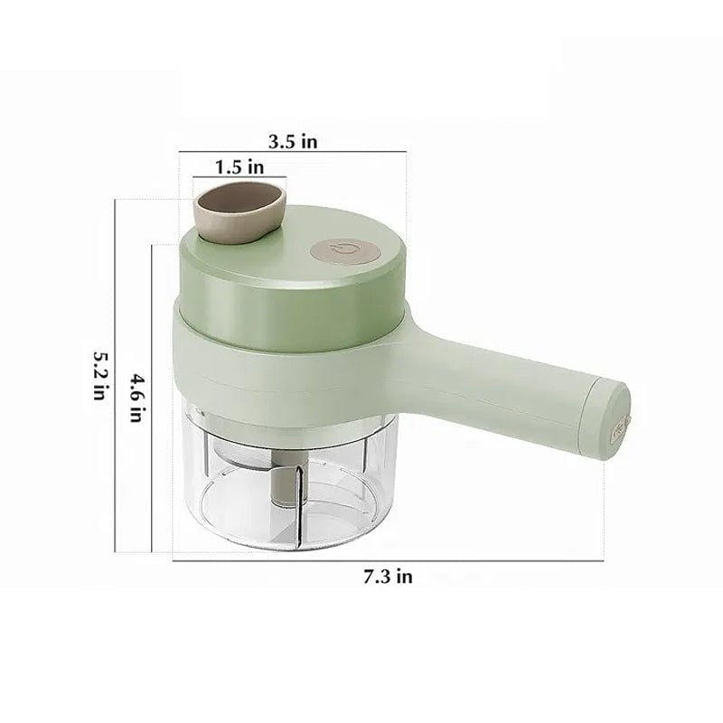 Rechargeable Hand‑Held Wireless Vegetable Cutter, Portable Mini Electric Food Chopper for Kitchen