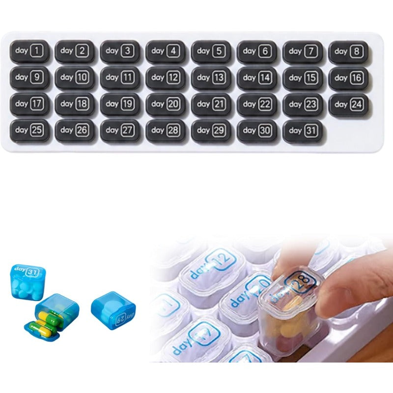 31-Day Pill Organizer Tray
