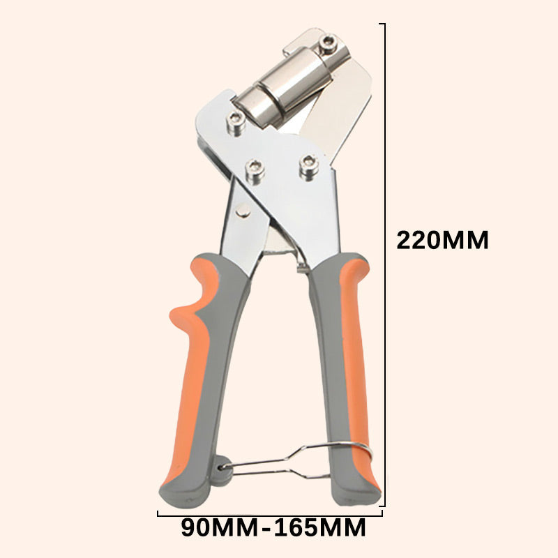 🛠️  Heavy Duty Eyelet Grommet Pliers Set, Hand Hole Punch Tool Kit with Metal Eyelets, For Leather, Canvas, Belt, Tents & DIY Craft Projects