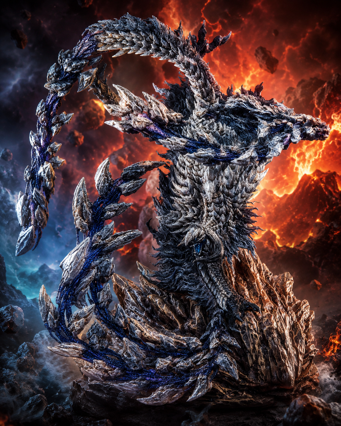 Arkveld Chain Blade Wyvern Inspired Collectible Figure
