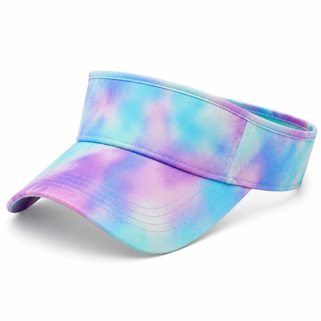 Daszek przeciwsłoneczny tie-dye niebiesko-fioletowy-Roo Mda Xis