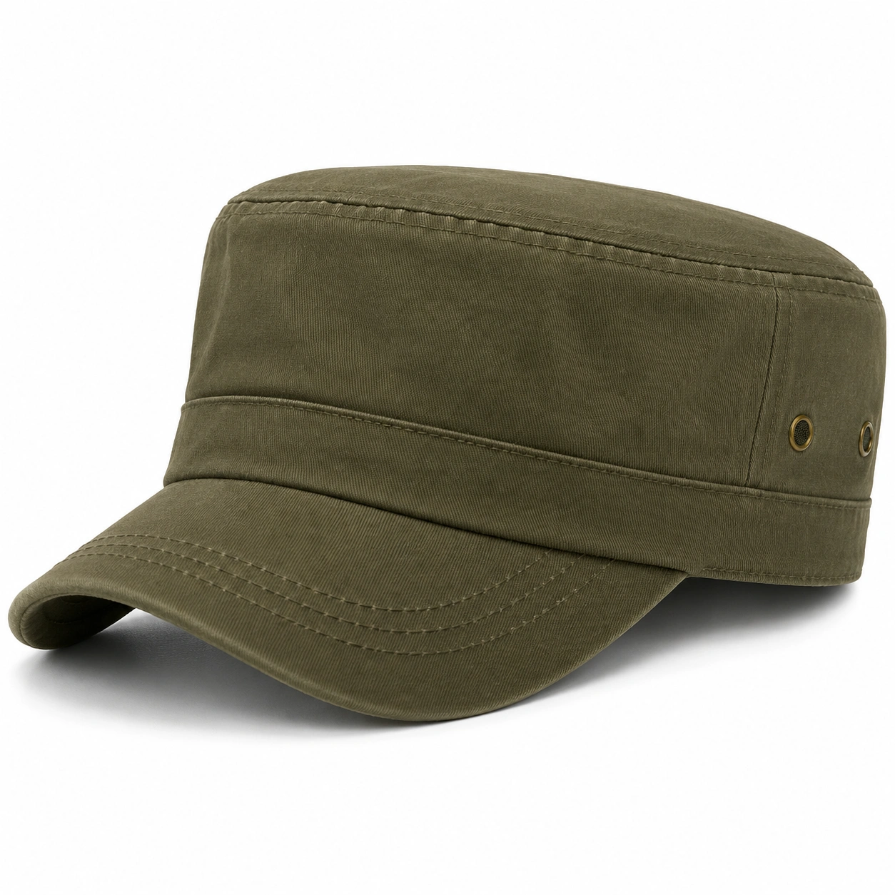 Czapka wojskowa unisex oliwkowa z regulacją-Roo Mda Xis
