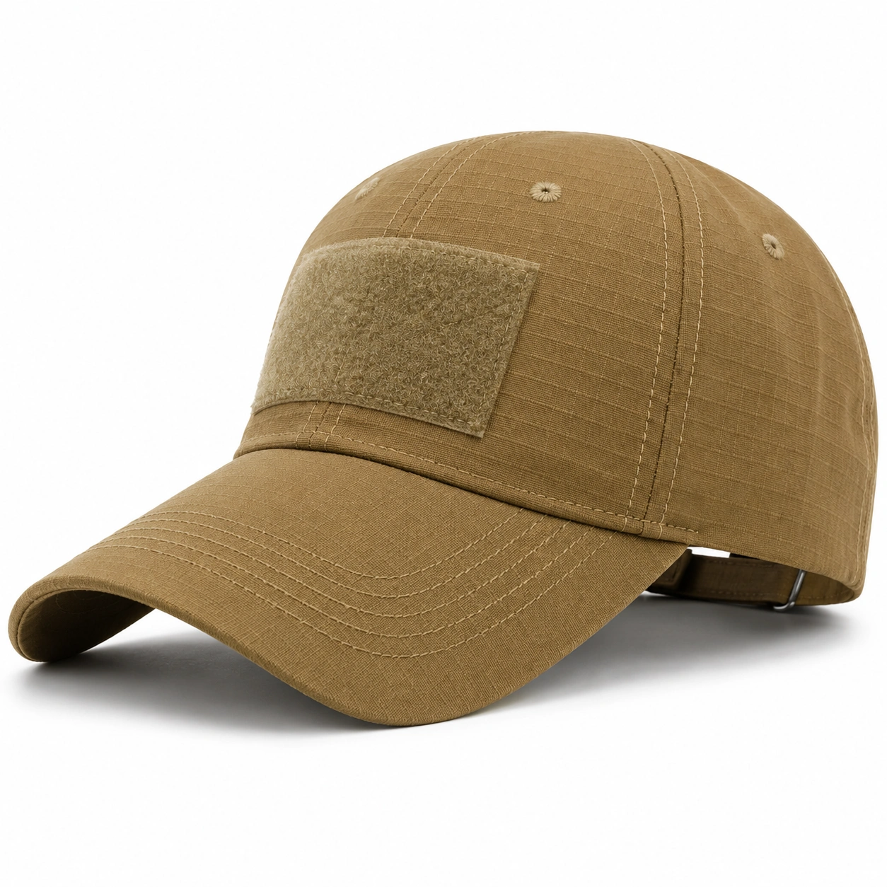 Czapka z daszkiem z rzepem regulowana khaki-Roo Mda Xis