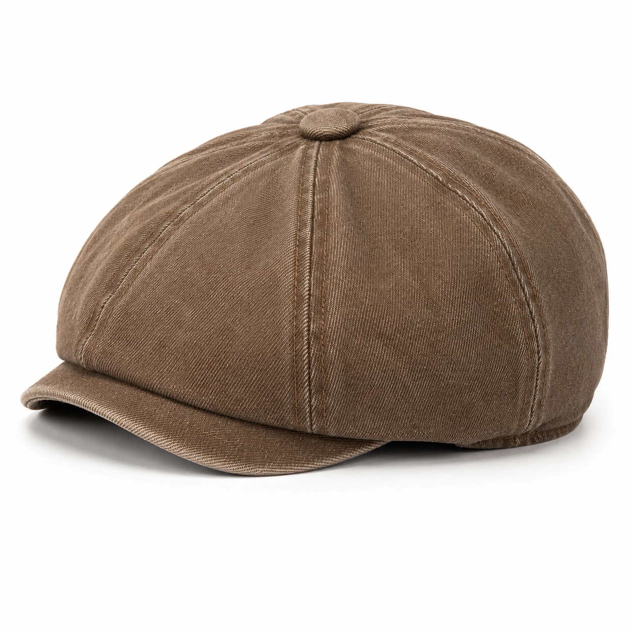 Czapka Newsboy Brązowa Uniwersalna-Roo Mda Xis