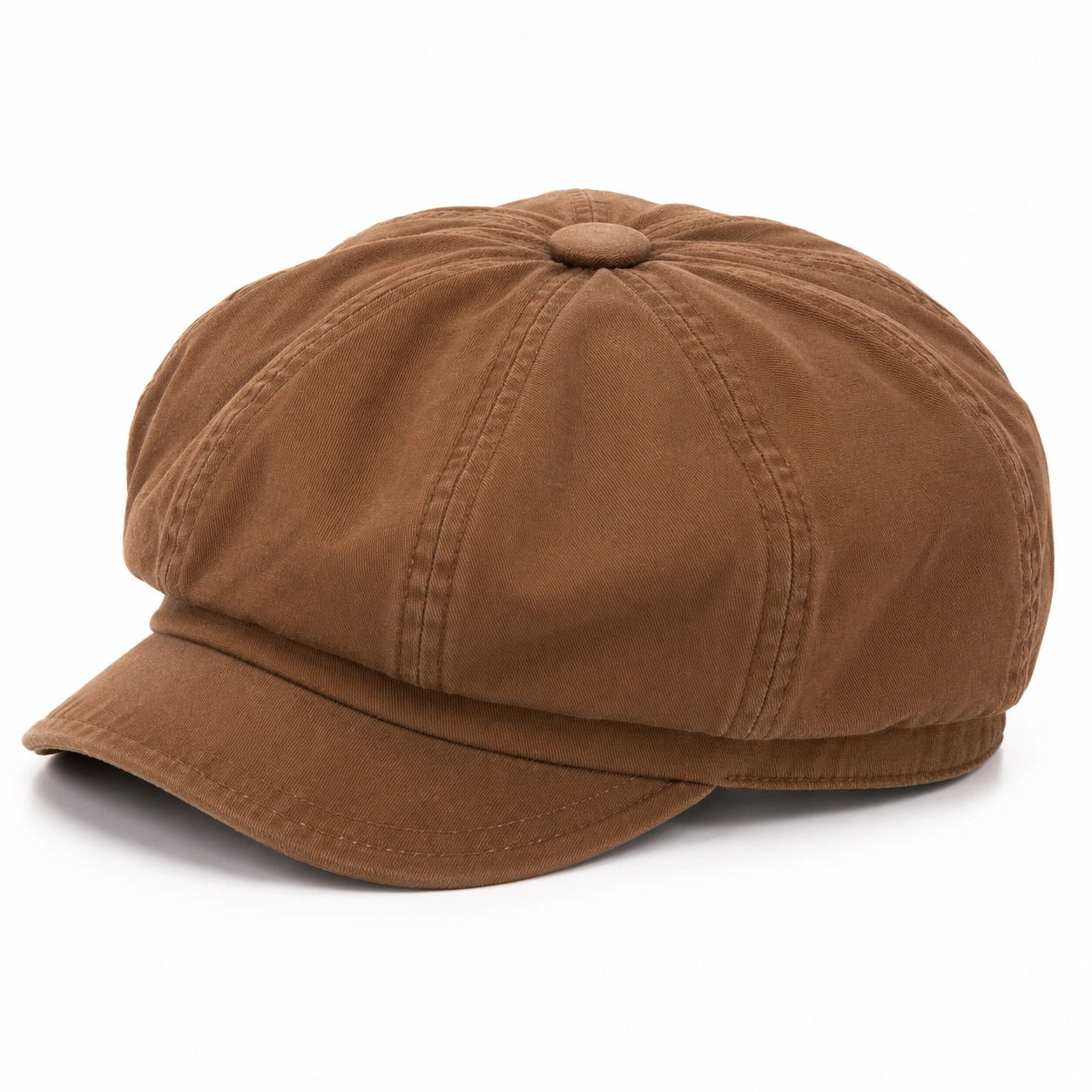Brązowa czapka z daszkiem w stylu retro-Roo Mda Xis