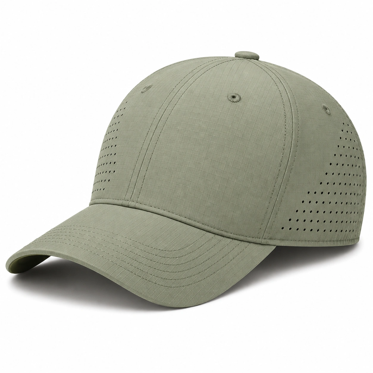 Wentylowana czapka unisex w kolorze oliwkowym-nestzex is