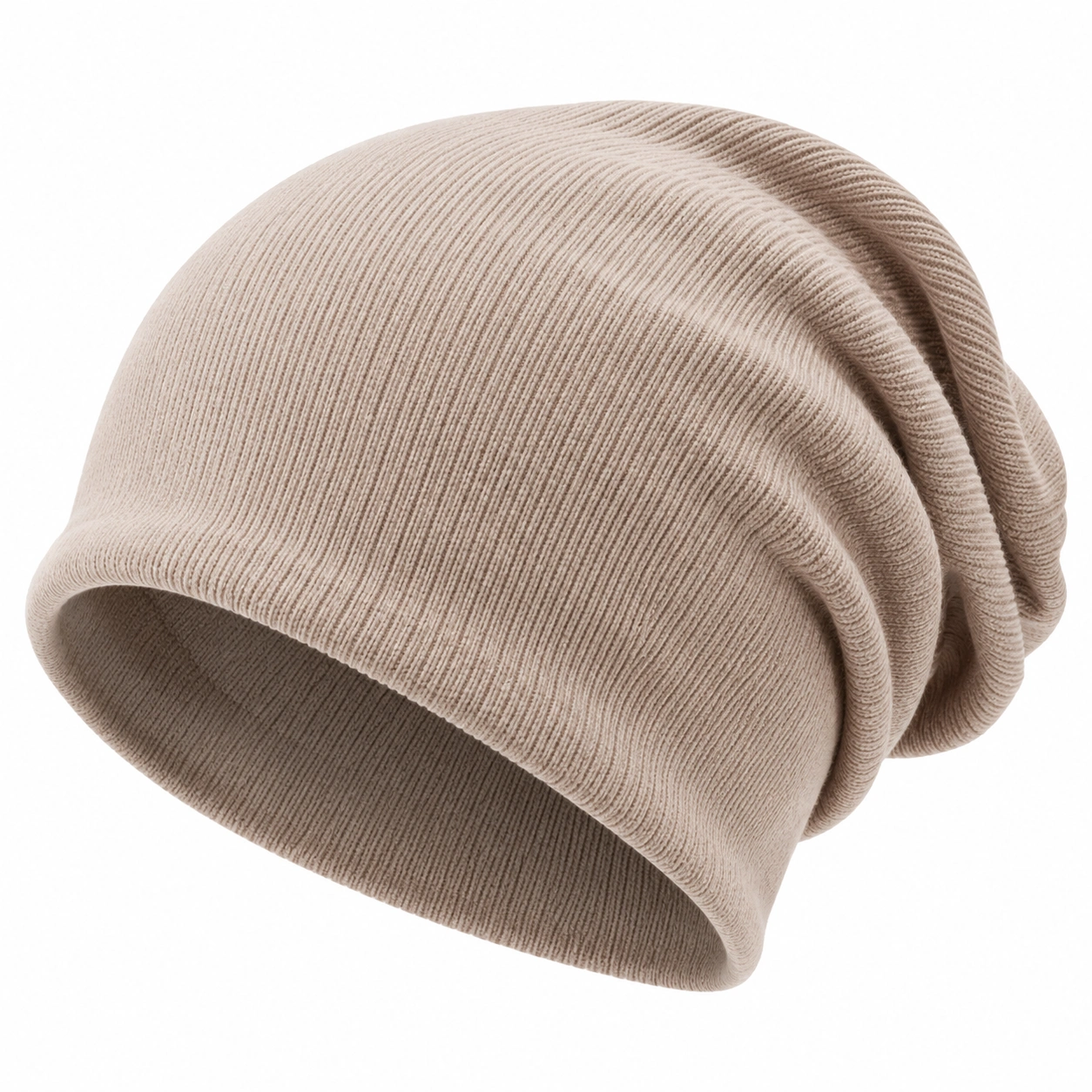 Stylowa beżowa czapka beanie na zimę-nestzex is