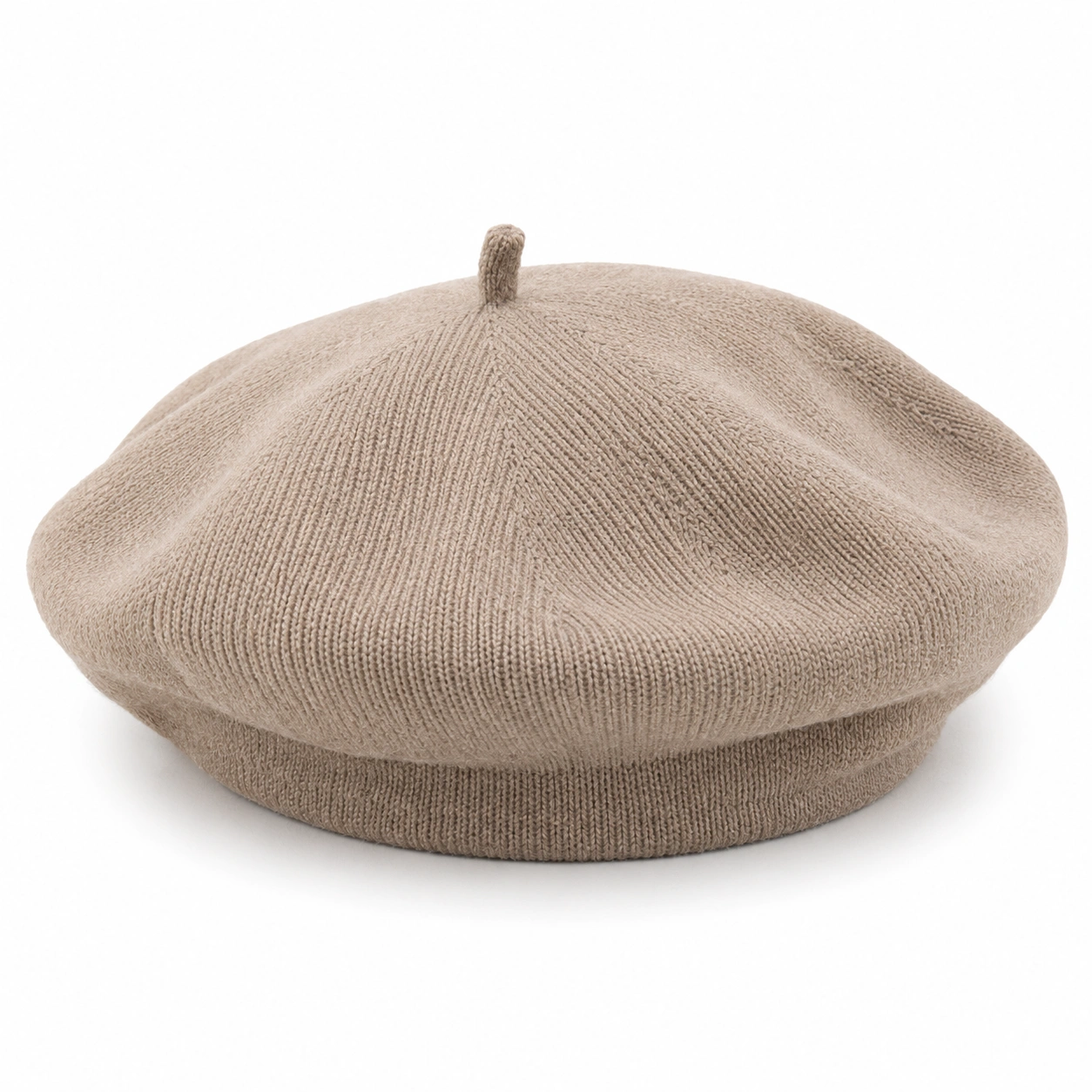Beżowy beret dzianinowy dla dorosłych-nestzex is