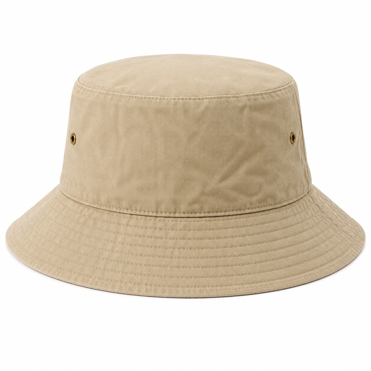 Kapelusz Bucket Hat Beżowy z Wentylacją-nestzex is