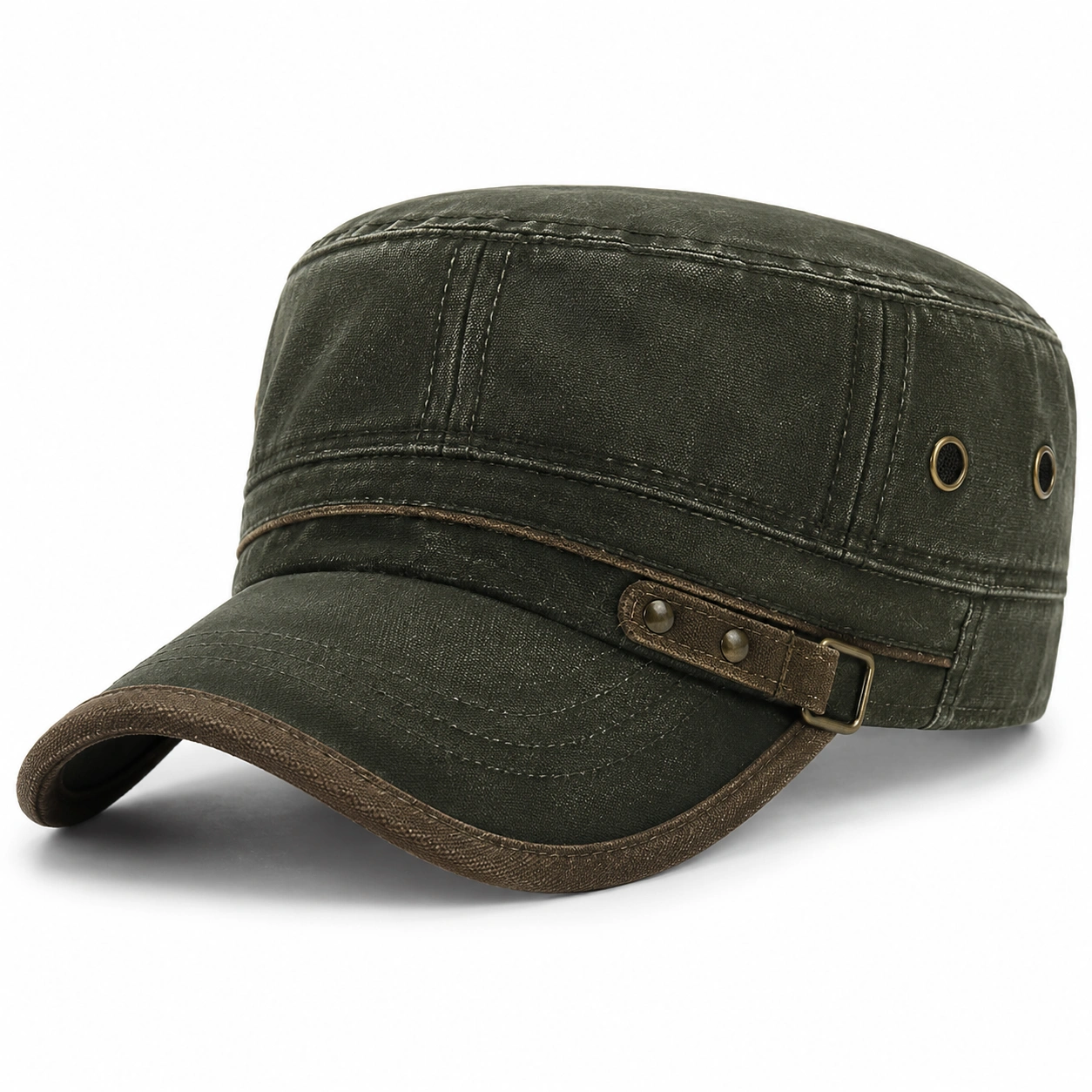 Czapka wojskowa unisex khaki z regulacją-nestzex is