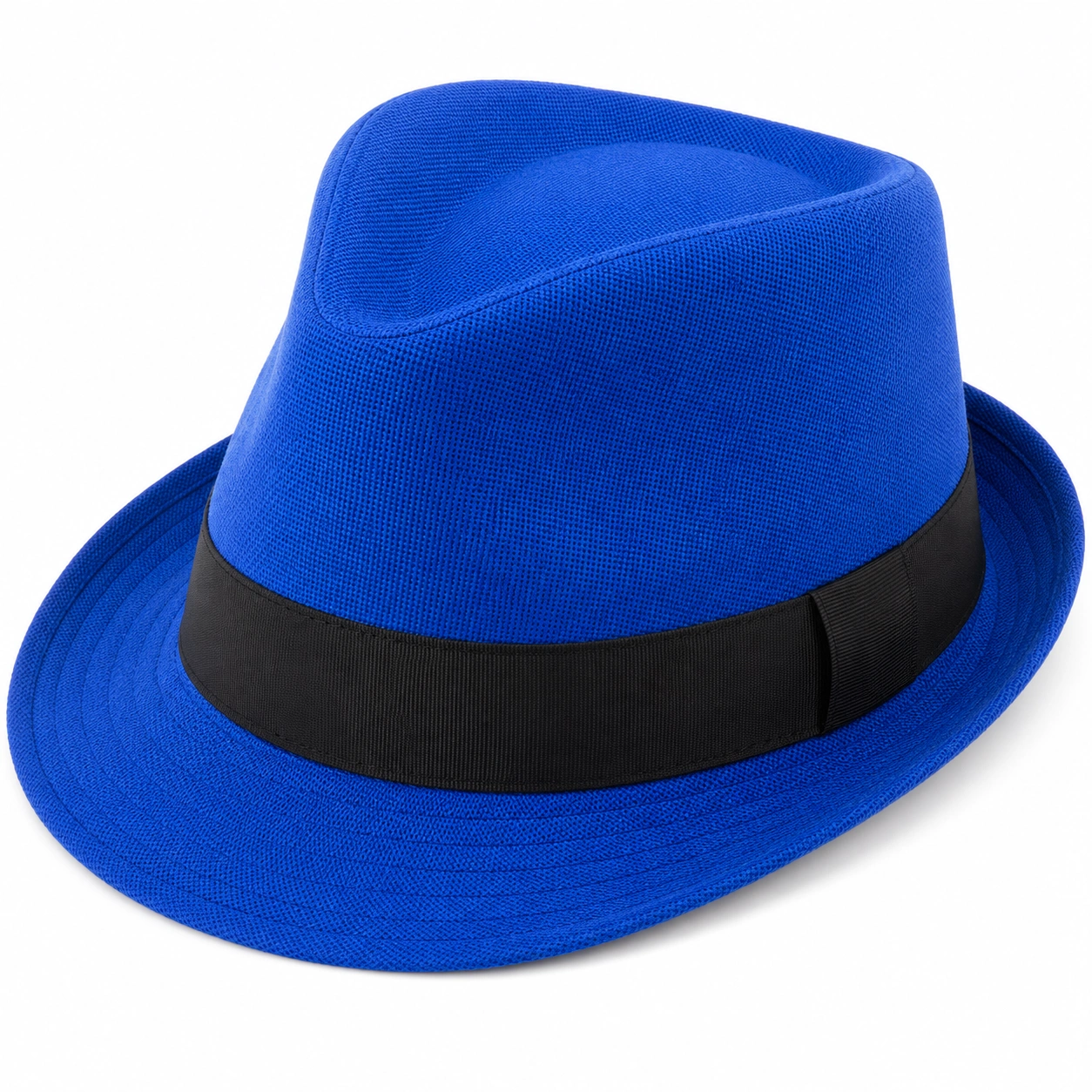 Kapelusz Fedora w Kolorze Niebieskim-ROOMNARIS