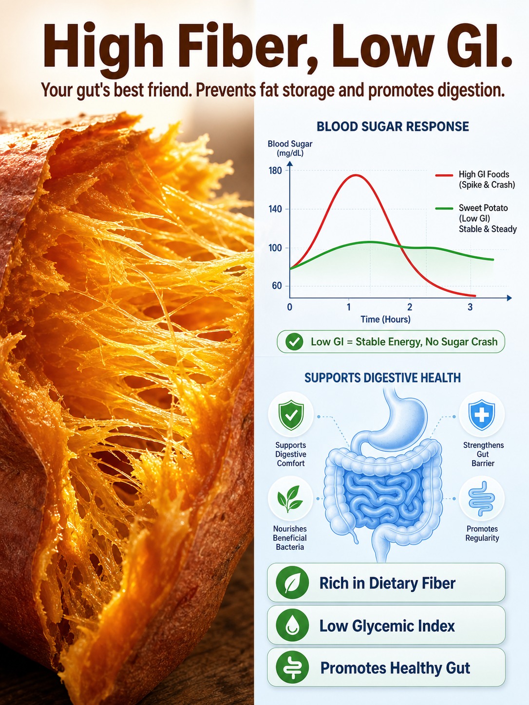 ✨<Available Only 20 Days/Year]> Premium North Carolina sweet potatoes, freshly harvested with incredibly rich and plump flesh! ✨