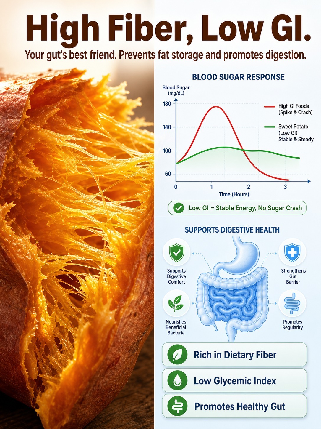 ✨<Available Only 20 Days/Year]> Premium North Carolina sweet potatoes, freshly harvested with incredibly rich and plump flesh! ✨