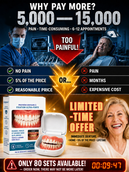 😁【Dentist Recommended】Premium Dental Prosthesis – All-Inclusive, No Dentist Needed!