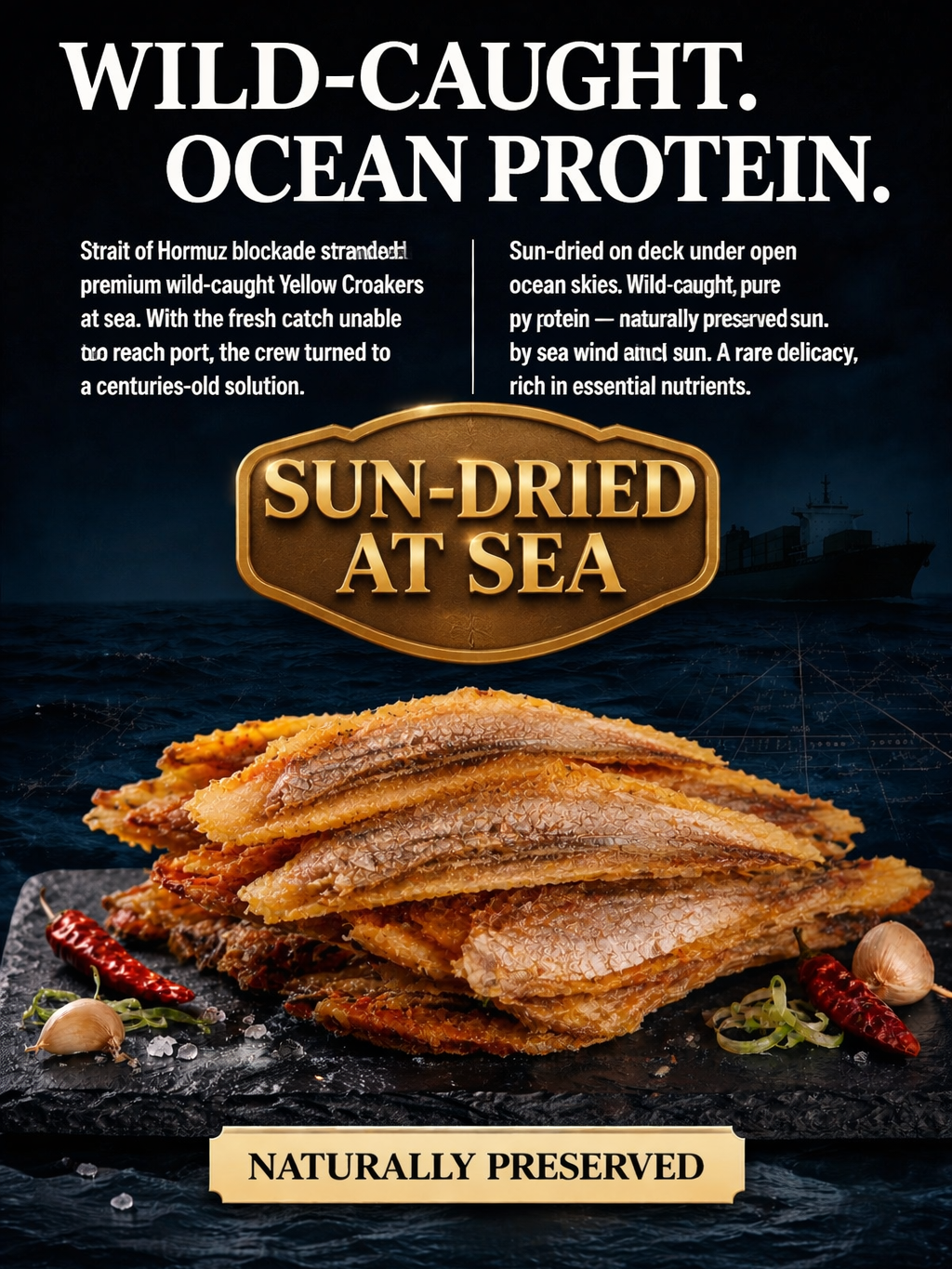 【Whole Fish Preparation】Deep Sea Caught Dried Yellowfish