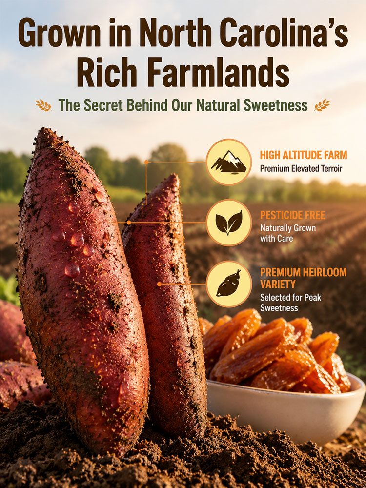 ✨<Available Only 20 Days/Year]> Premium North Carolina sweet potatoes, freshly harvested with incredibly rich and plump flesh! ✨