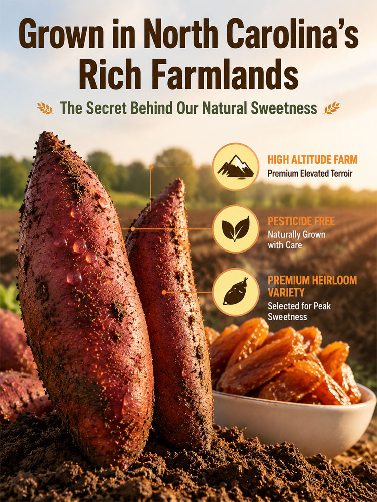 ✨<Available Only 20 Days/Year]> Premium North Carolina sweet potatoes, freshly harvested with incredibly rich and plump flesh! ✨