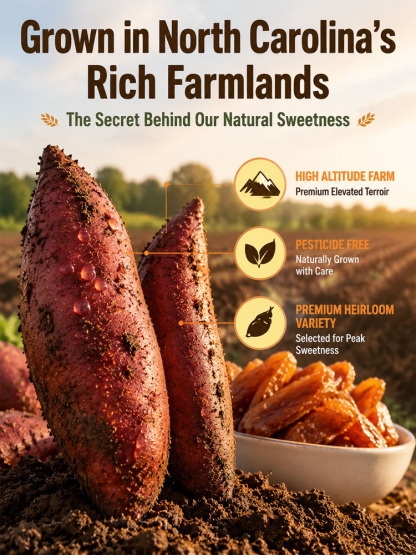 ✨<Available Only 20 Days/Year]> Premium North Carolina sweet potatoes, freshly harvested with incredibly rich and plump flesh! ✨