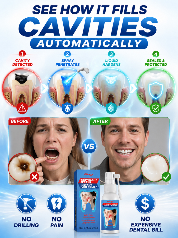 🚫 Skip the Dentist! Bio-Nano Tooth Repair Spray | Buy 1 Get 1 FREE