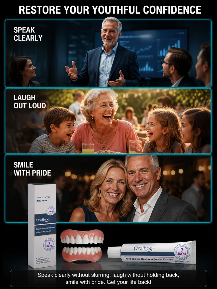 😁【Dentist Recommended】Premium Dental Prosthesis – All-Inclusive, No Dentist Needed!