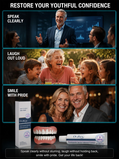 😁【Dentist Recommended】Premium Dental Prosthesis – All-Inclusive, No Dentist Needed!