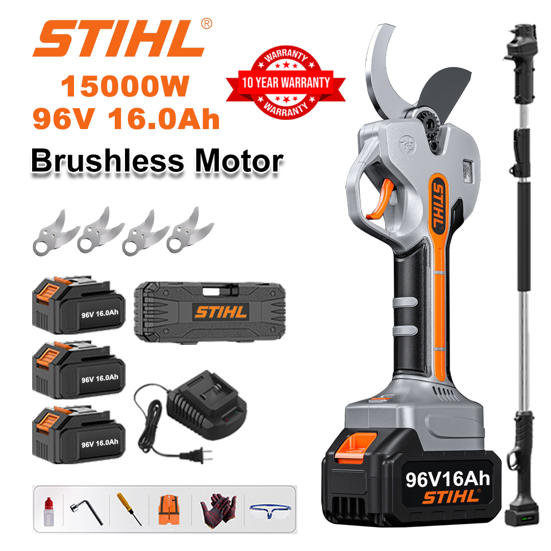STIHL lítium kefe nélküli metszőolló 15000 W teleszkópos rúddal