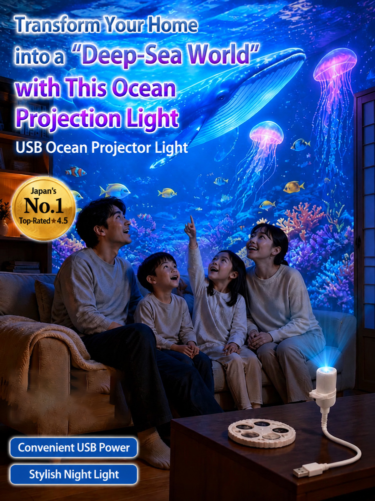 Creative deep sea projection lamp