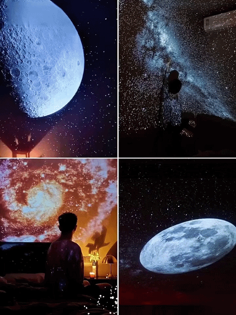 Ocean & Galaxy Projector: Your Private Aquarium & Planetarium for Any Room or Car – Ready in 1 Second!