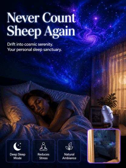 3D Ocean & Starry Sky Projector: Transform Your Home & Car into a Magical Underwater Paradise in Just 1 Second