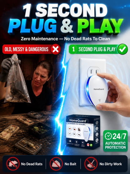 🐭 Ultrasonic Repeller | Chemical-Free Pest Control