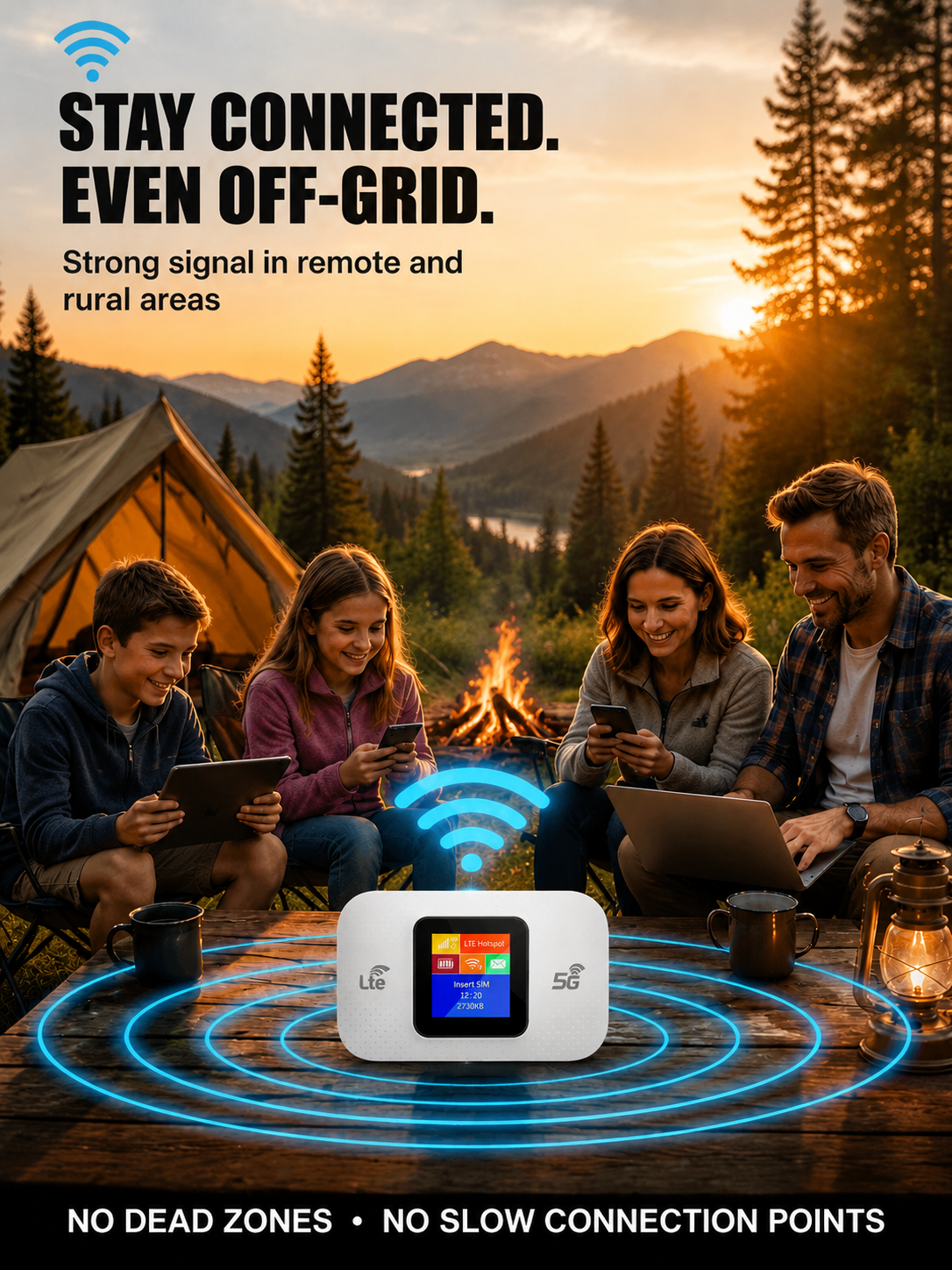 [Global Coverage, Free for Life] Boundless Portable Wi-Fi