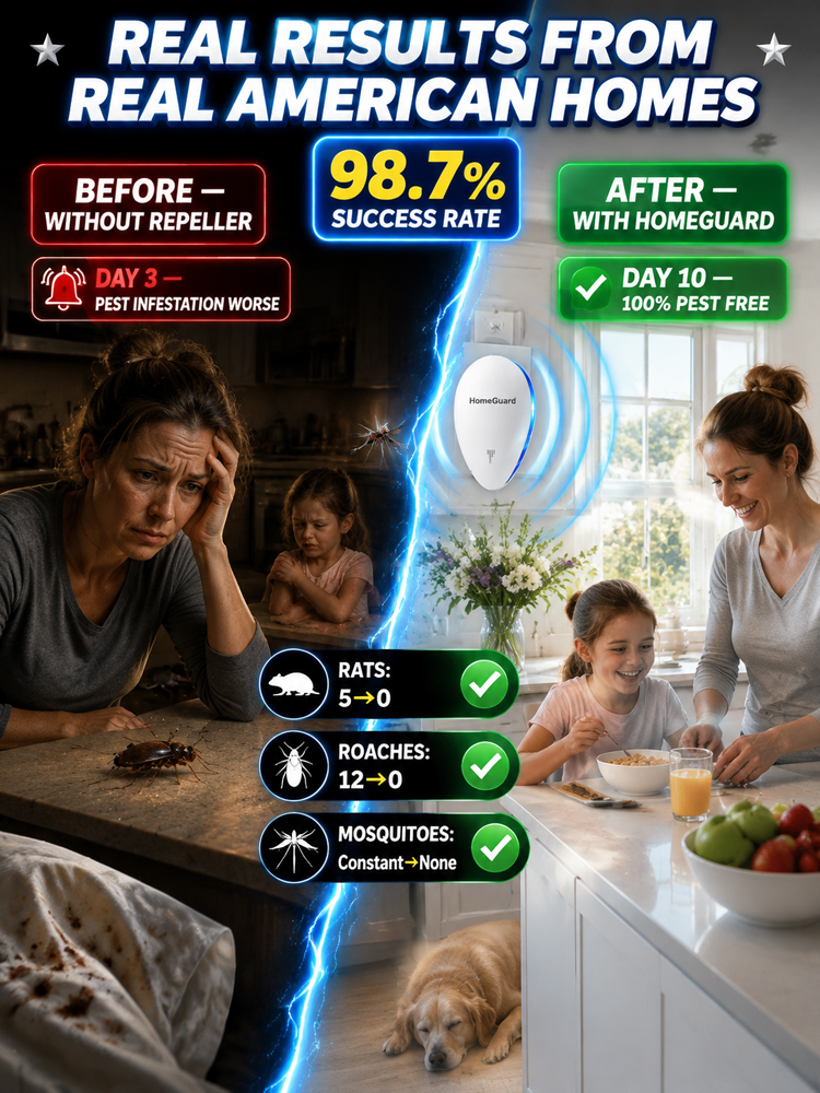 🐭 Ultrasonic Repeller | Chemical-Free Pest Control