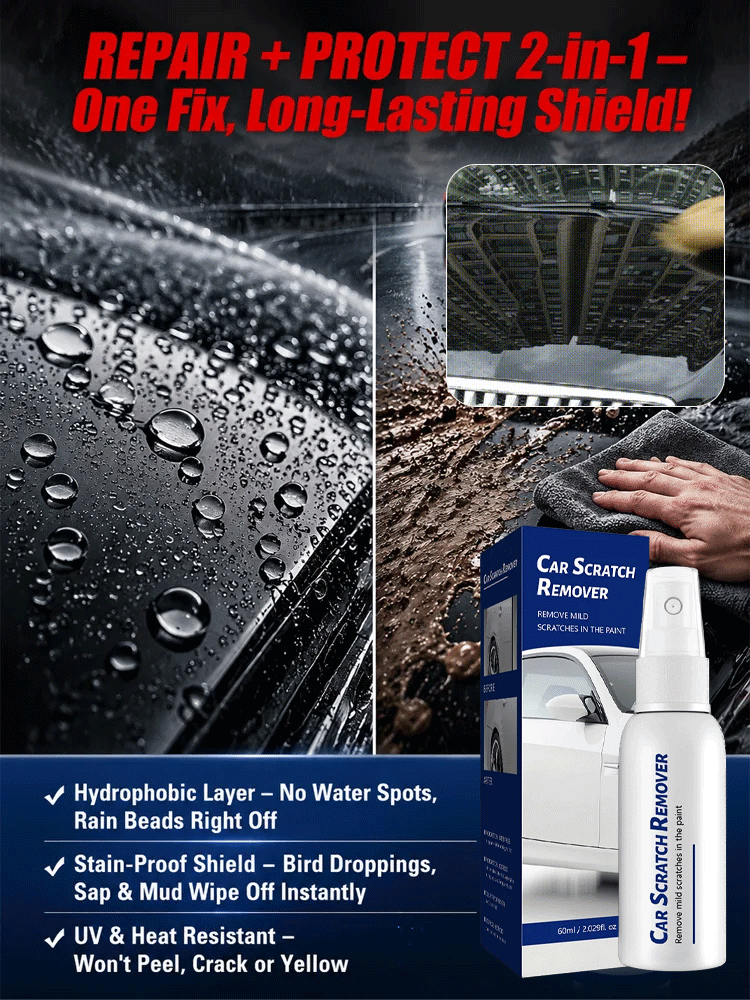 Car Scratch Repair Spray [Buy 1 Get 1 Free]