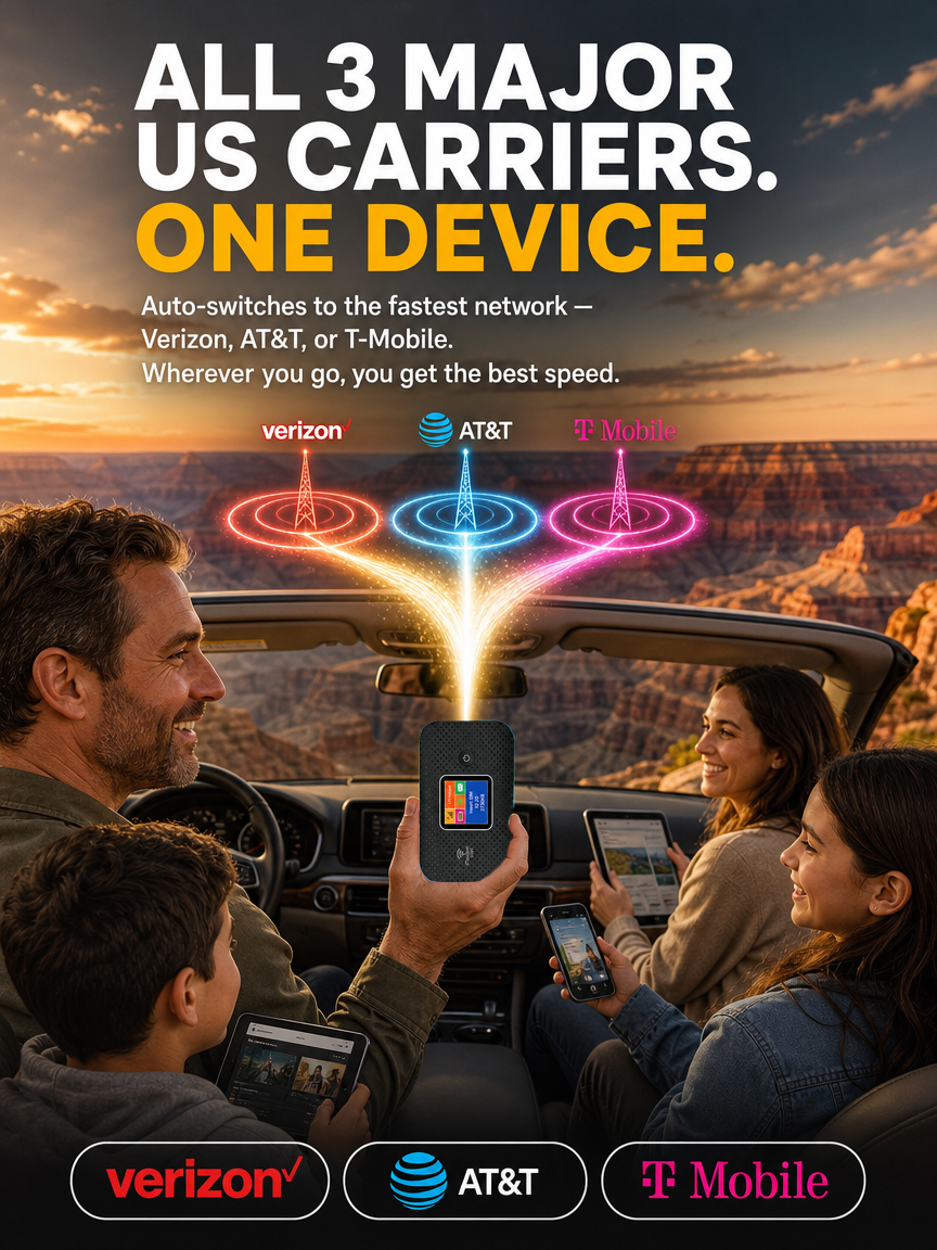 [Global Coverage, Free for Life] Boundless Portable Wi-Fi