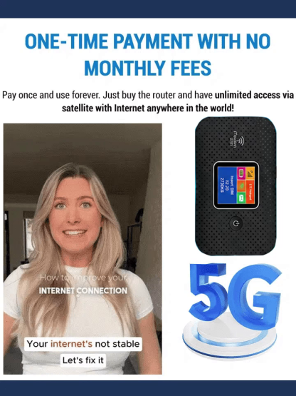 [Global Coverage, Free for Life] Boundless Portable Wi-Fi