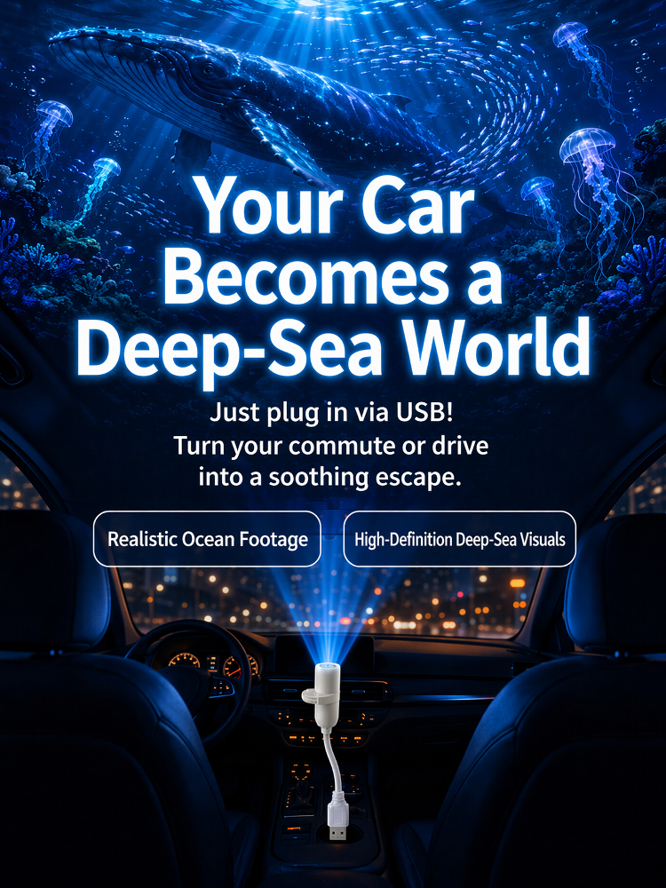 Creative deep sea projection lamp