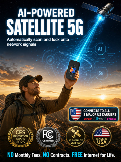 [Global Coverage, Free for Life] Boundless Portable Wi-Fi