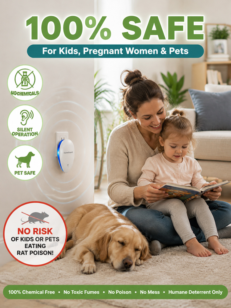 🐭 Ultrasonic Repeller | Chemical-Free Pest Control