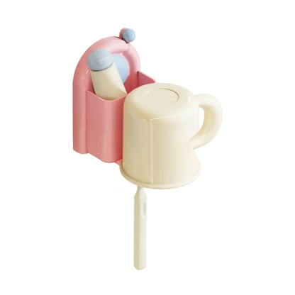 Wall-mounted Electric Toothbrush Holder with Rinse Cup