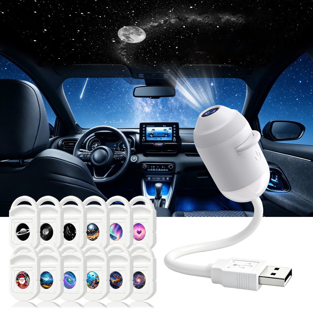 3D Ocean & Starry Sky Projector: Transform Your Home & Car into a Magical Underwater Paradise in Just 1 Second