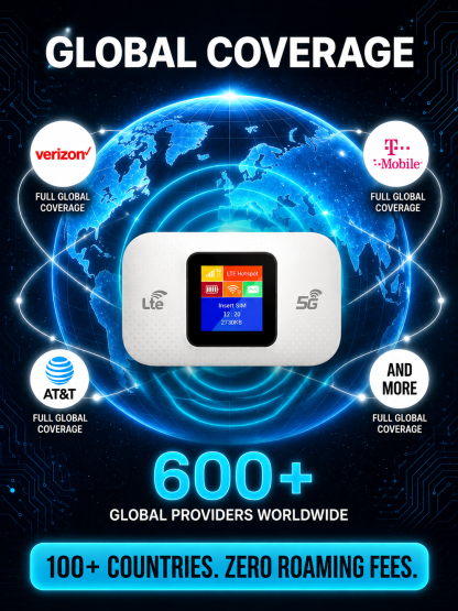 [Global Coverage, Free for Life] Boundless Portable Wi-Fi