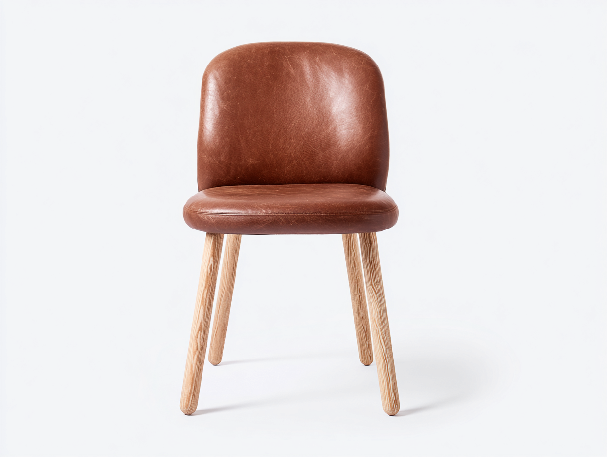Esszimmerstühle Kunstleder 52 x 58 x 82 cm - Braun - für Esszimmer im modernen Design-Solendanest