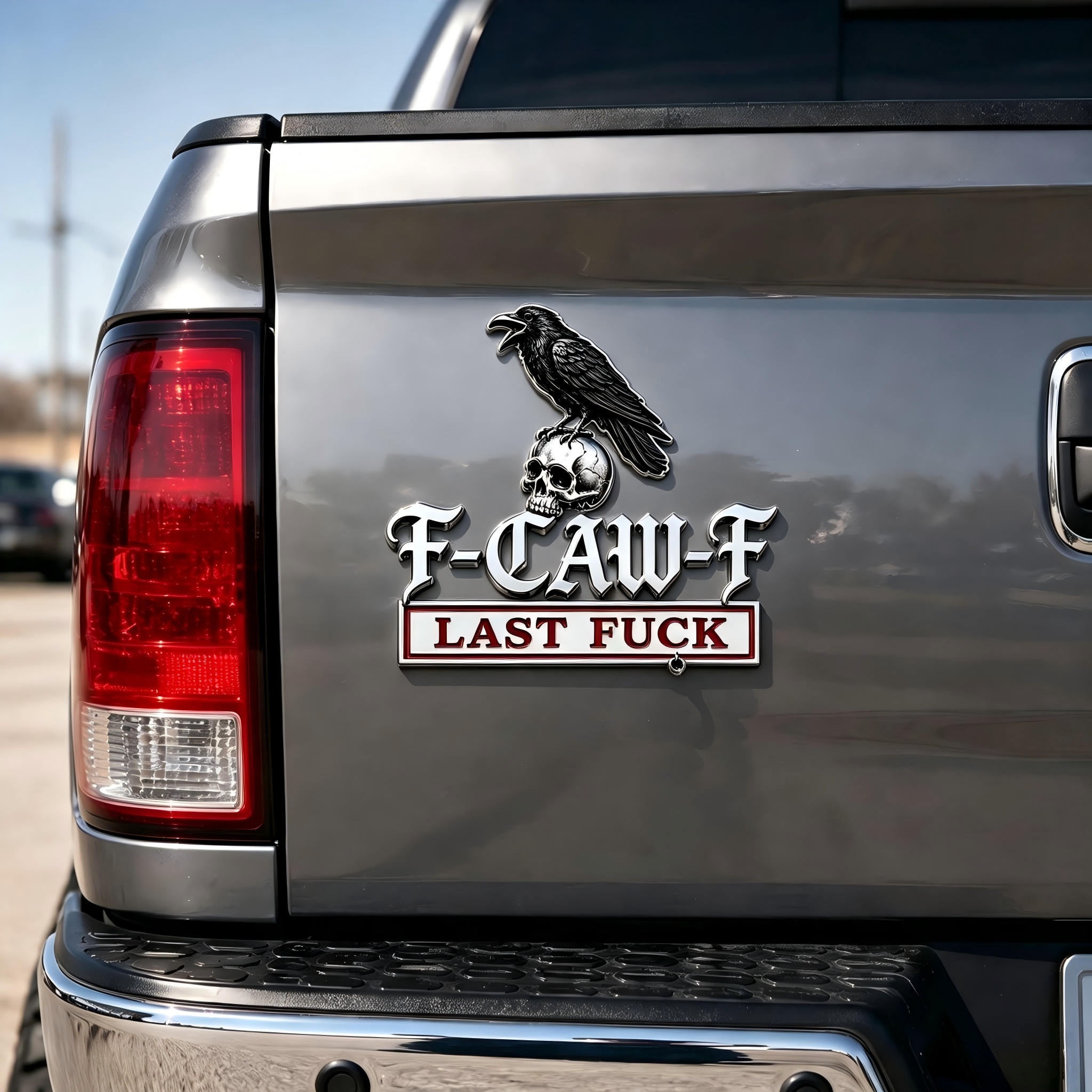 💀OLD F*CKERS CLUB Metal Car Emblem
